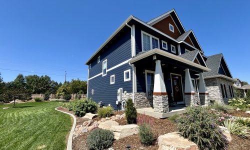 Vibrant Blue Home