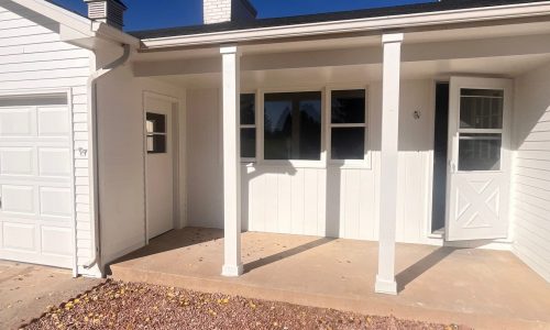 Front of House After Painting