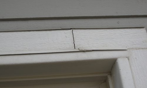 Front Garage Caulk Detail