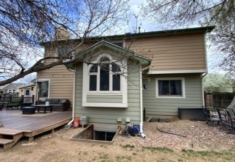 front of house with dated paint colors