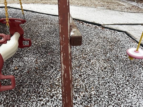 wooden playscape with worn paint Preview Image 15