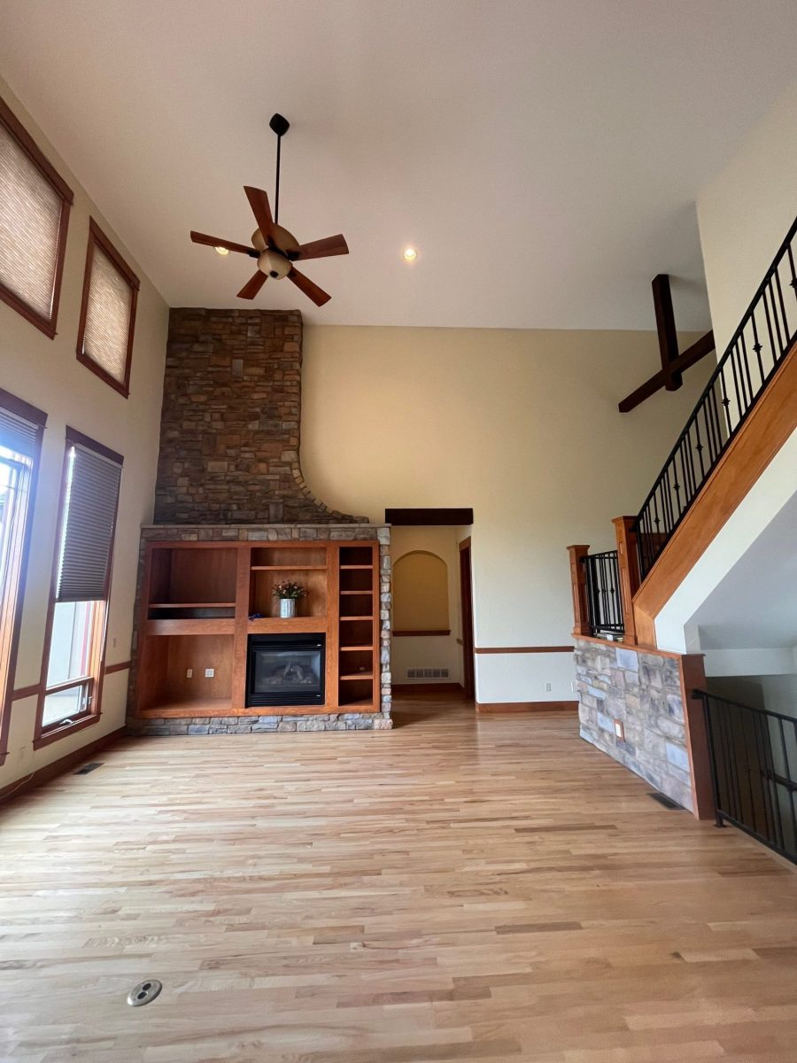 home interior with painted walls and stained beams Preview Image 8