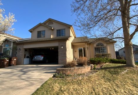 front of house before painting