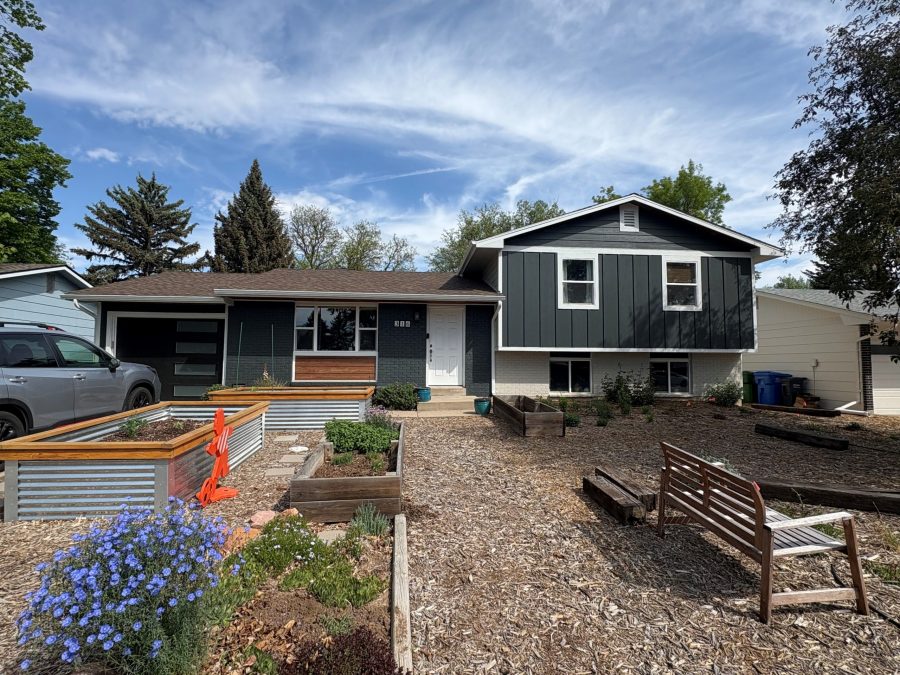 front of house with dark grey paint Preview Image 1