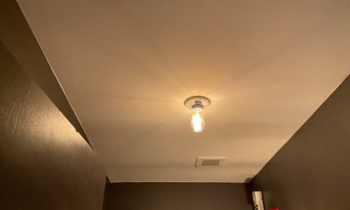 Bathroom Ceiling Before