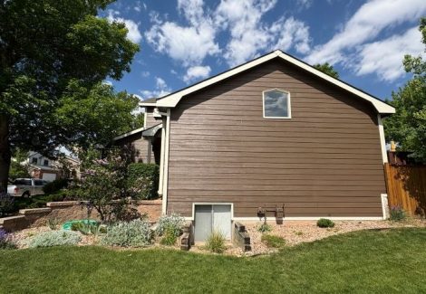 changed paint color of house