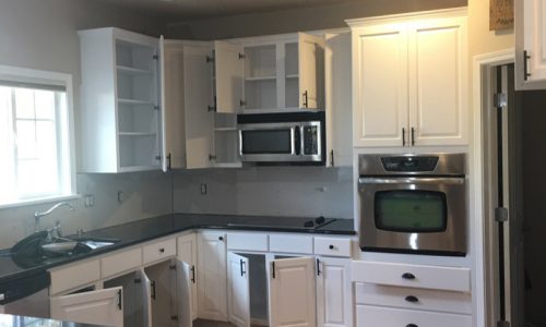 White Painted Cabinets
