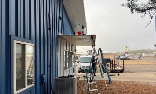 Painting the Front Without Awning