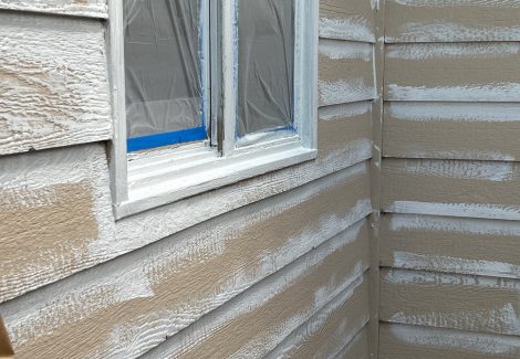 sanded siding for painting