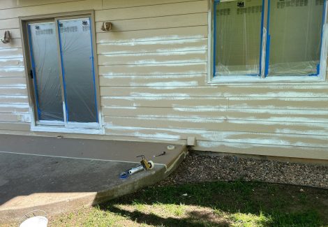 during paint project