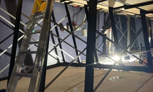 Working Behind Retractable Seating