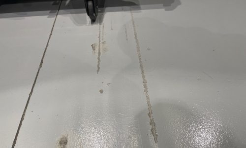 Deteriorated Epoxy & Scuff Marks