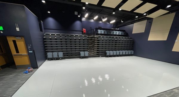 epoxy floor in auditorium