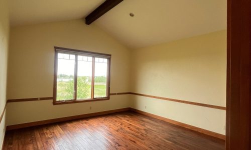 Refreshed Walls & Stained Beams