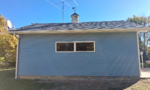 Garage Side Before Painting