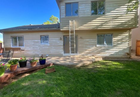 house before painting