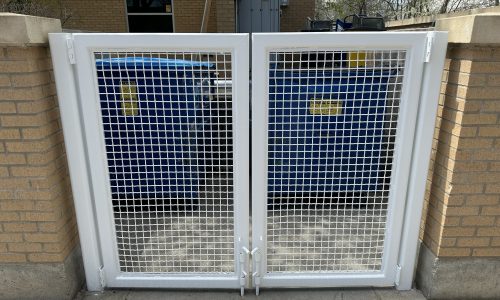 Painted Garbage Gate