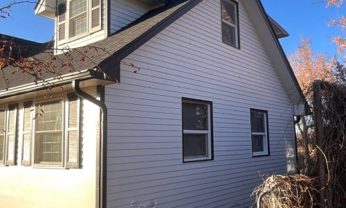 Side of House After Painting