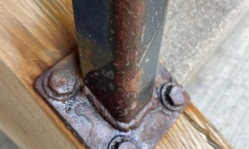 Rusted Stair Railing