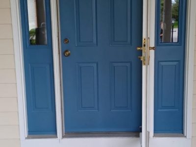 Complete Blue Door Repaint