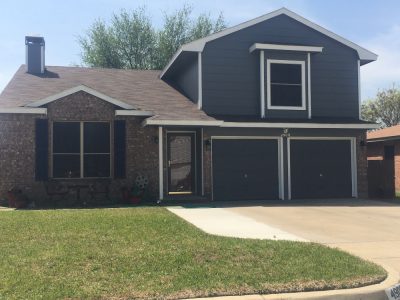 Blue Residential Exterior