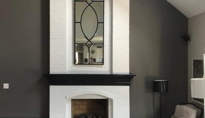 Fireplace Painting Project