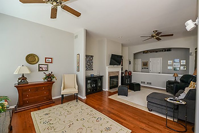 refinished living space