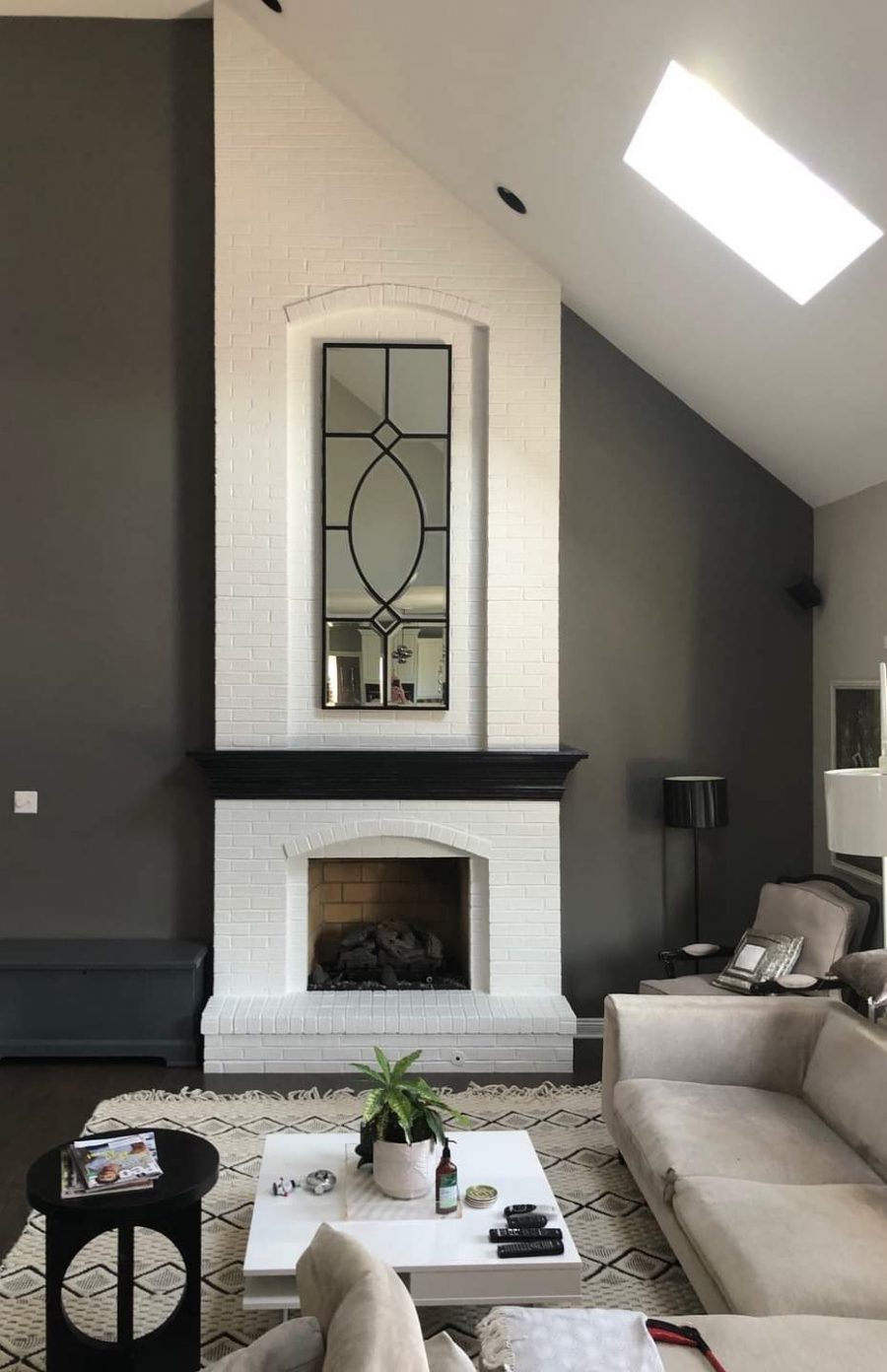 Fireplace Painting Project