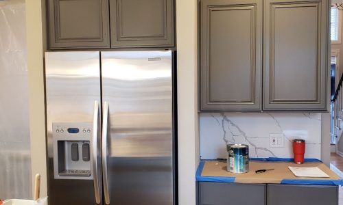 Geneva Cabinets Being Painted