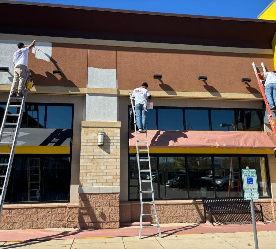 Restaurant exterior painting