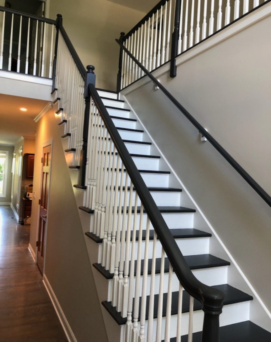 Staircase after being professionally painted Preview Image 1