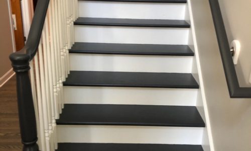 Staircase and Banister Painting