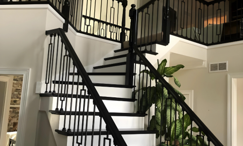 Staircase and Banister Painting