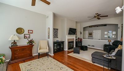 refinished living space