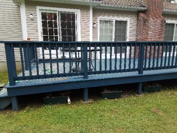 Residential Deck Transformation Before