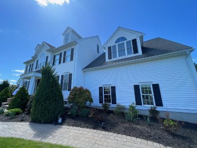 Shutters and Front Door Painting for Abington Home
