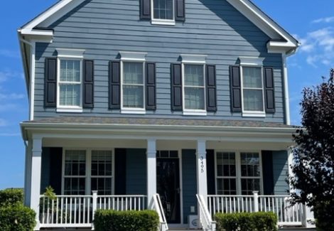 Front of Completed Residential Painting Project in Urbana, MD, by CertaPro Painters of Frederick, MD - Angle 2
