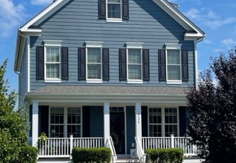 Front of Completed Residential Painting Project in Urbana, MD, by CertaPro Painters of Frederick, MD - Angle 3