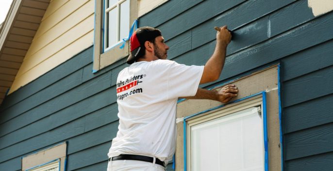 Check out our Hardie Board Painting