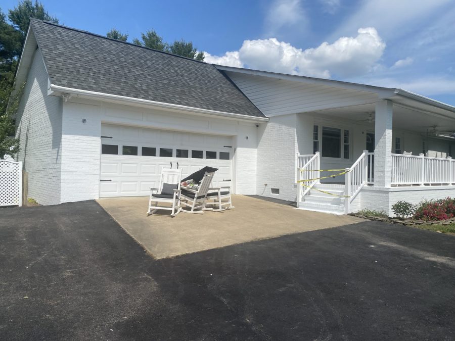 white brick home exterior painted by certapro