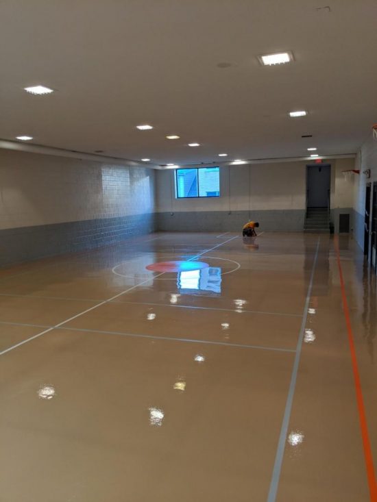 gym in st peter catholic church