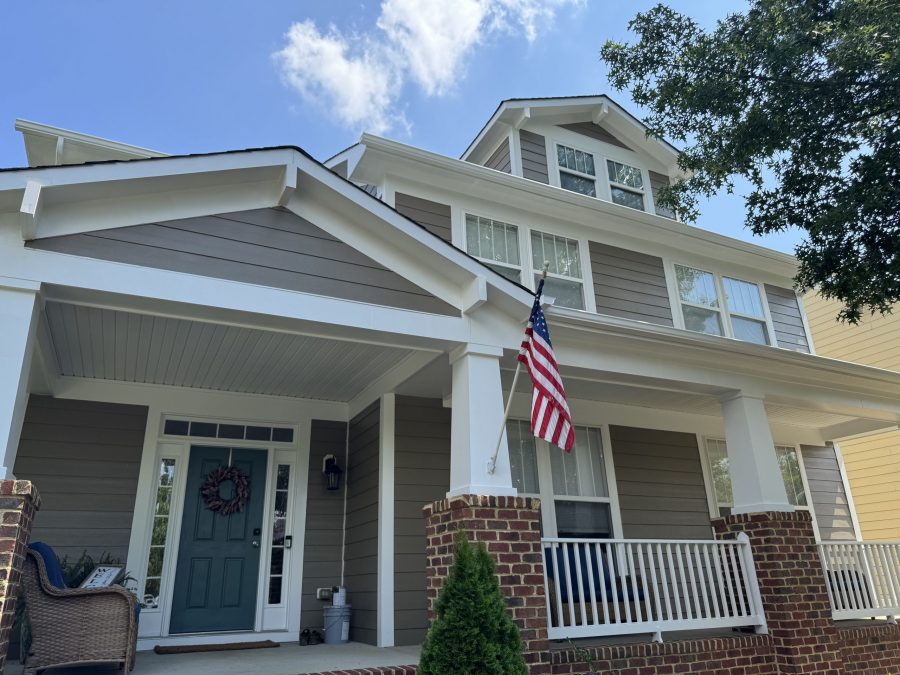 painted home exterior