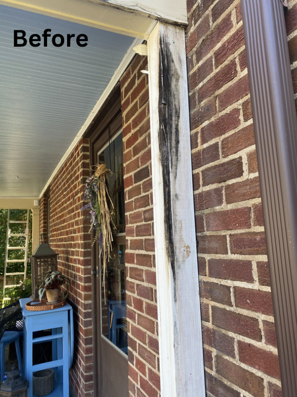 before painting brick home wood damage Preview Image 2