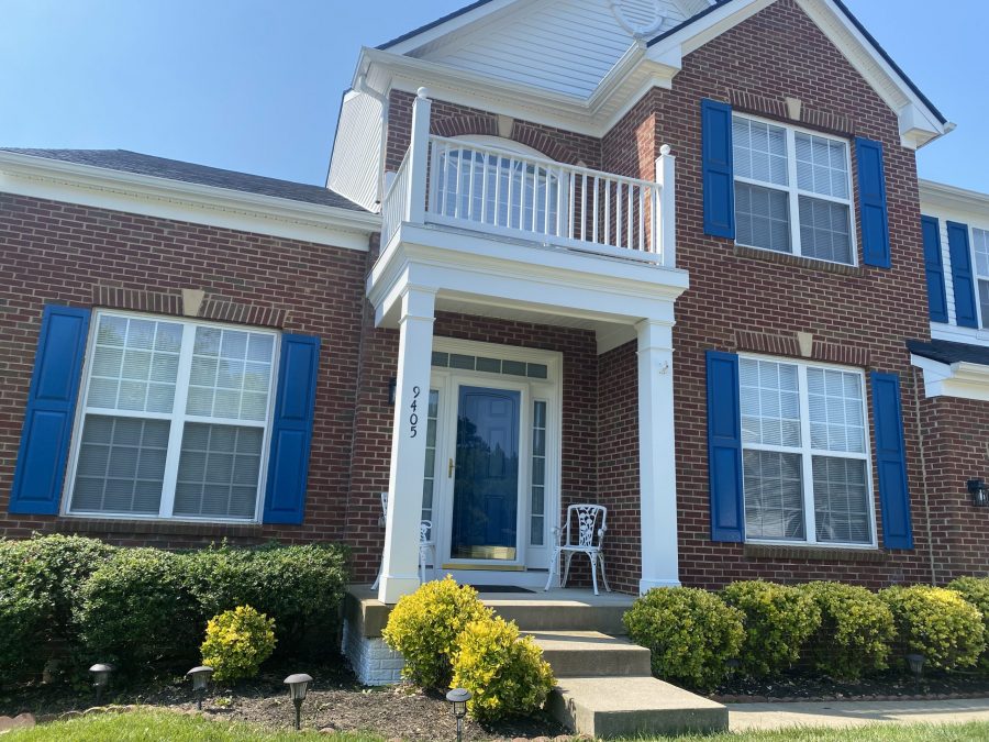 blue shutters on brick home in fredericksburg Preview Image 2
