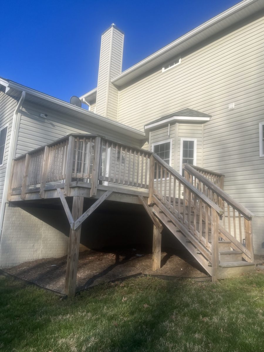 white siding exterior and deck Preview Image 1