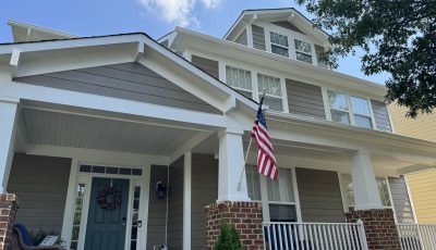 painted home exterior