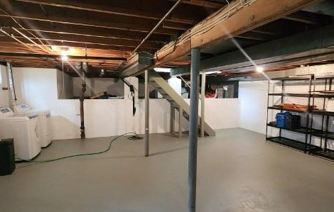 Basement Walls and Floor Painting
