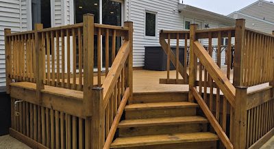 Stained Backyard Deck Manalapan, NJ