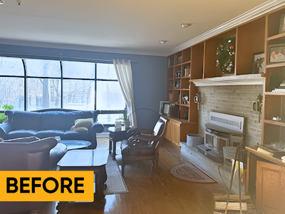 Before living room interior painting in Manalapan, NJ. Preview Image 3