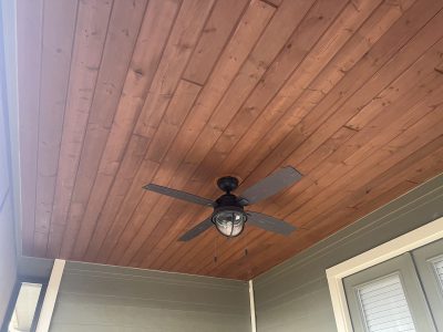 Wood Ceiling Staining